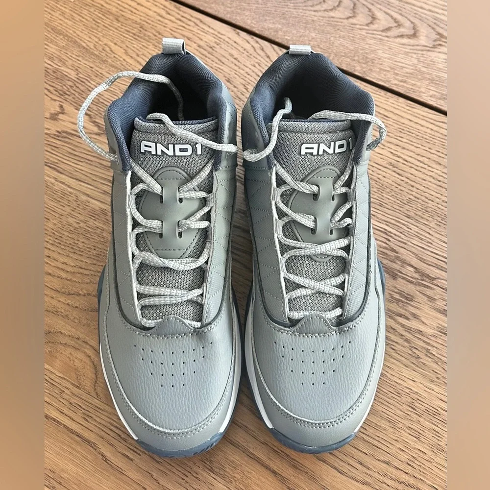 NWOT AND1 Men's Streetball Basketball Shoes High-Top Size 9.5 - Picture 7 of 11